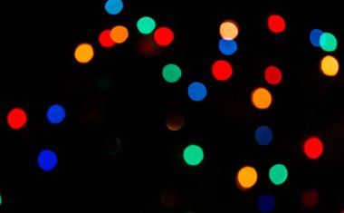 Noel ışıkları klasik bir simgedir.