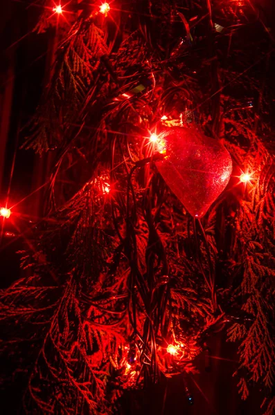 Julbelysning är en klassisk symbol. — Stockfoto