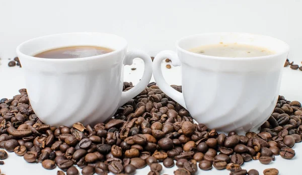 A cup of hot coffee — Stock Photo, Image