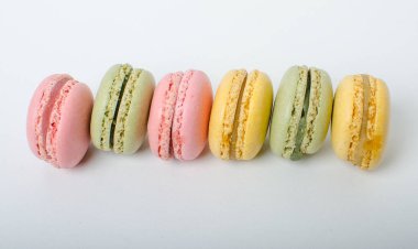 Renkli tatlı Macaroons
