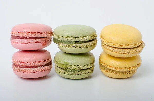 Colorful sweet macaroons — Stock Photo, Image