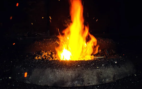 Blacksmith at work — Stock Photo, Image