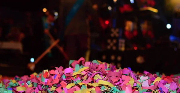 A stack of fired confetti — Stock Photo, Image