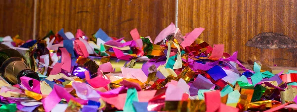 A pile of fired confetti — Stock Photo, Image