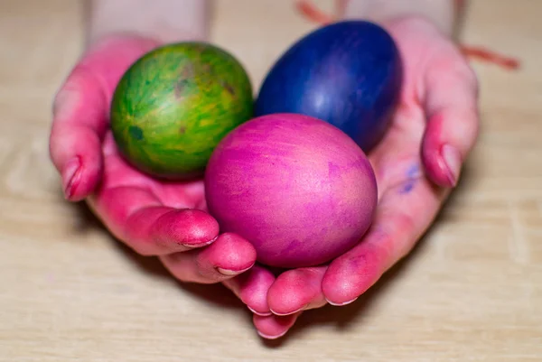 Pittura uova di Pasqua — Foto Stock