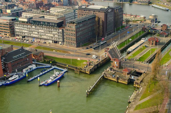 Statek portu w Rotterdamie — Zdjęcie stockowe