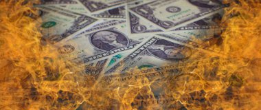 Yanan bir dolar