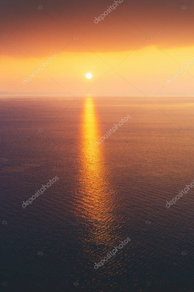 Coucher Du Soleil Sur Le Lac Léman Suisse Heure Dhiver