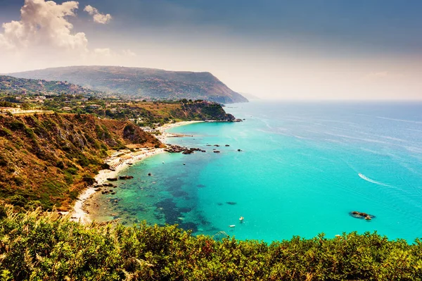 Capo Vaticano, Calabria, Italia. Spiaggia di Grotticelle — Foto Stock