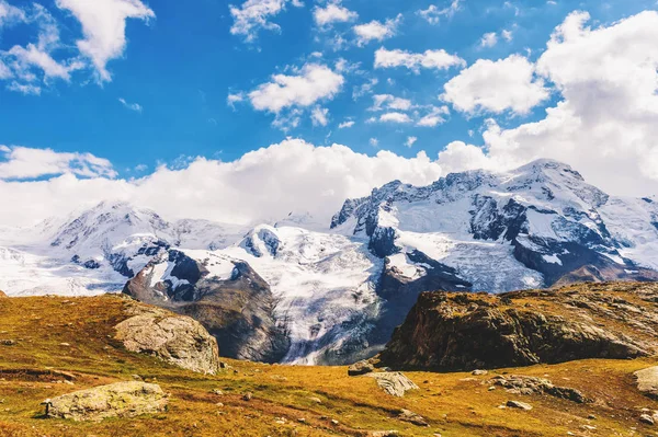 Gornergrat glaciären sommartid, Schweiz — Stockfoto