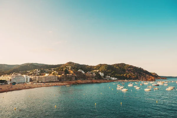 Gyönyörű Táj Tossa Mar Costa Brava Spanyolország — Stock Fotó