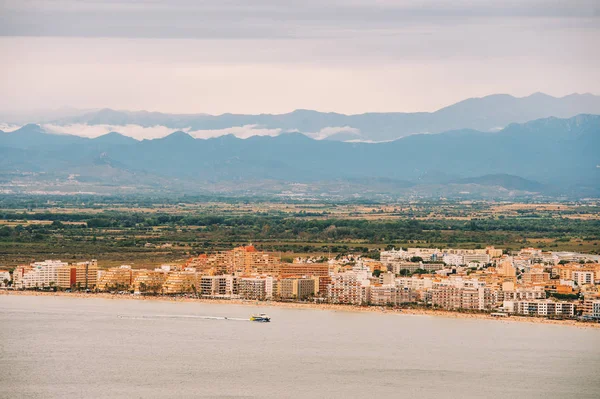 Piękny Krajobraz Miasta Roses Girona Costa Brava Hiszpania — Zdjęcie stockowe