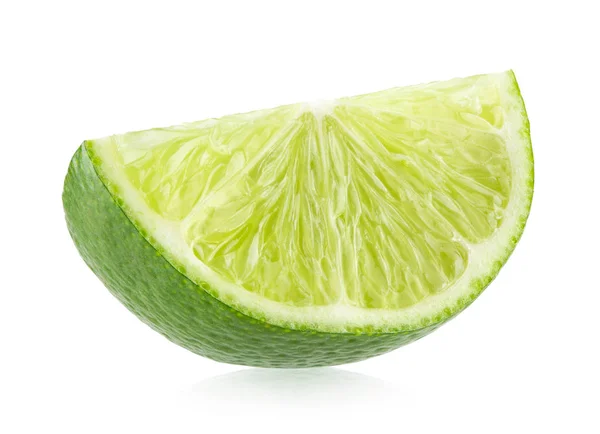 Eine Limettenscheibe — Stockfoto