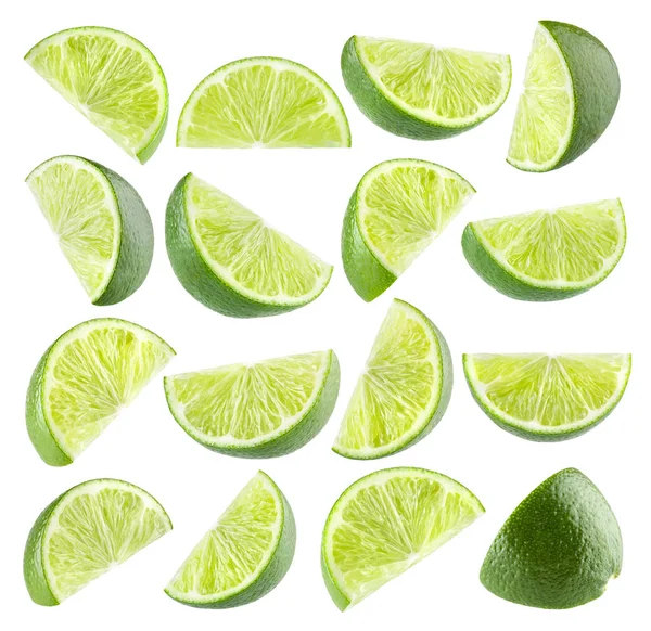 Lime skivor — Stockfoto