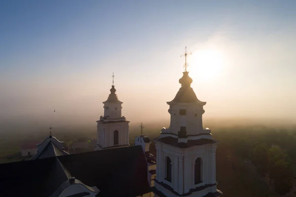 Old catholic church in Belarus — Stock Photo, Image