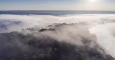 Nioman nehrinin havadan çekilmiş videosu, Belarus