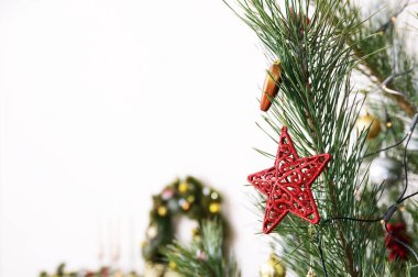 Noel süsleri - köknar dalı yıldız