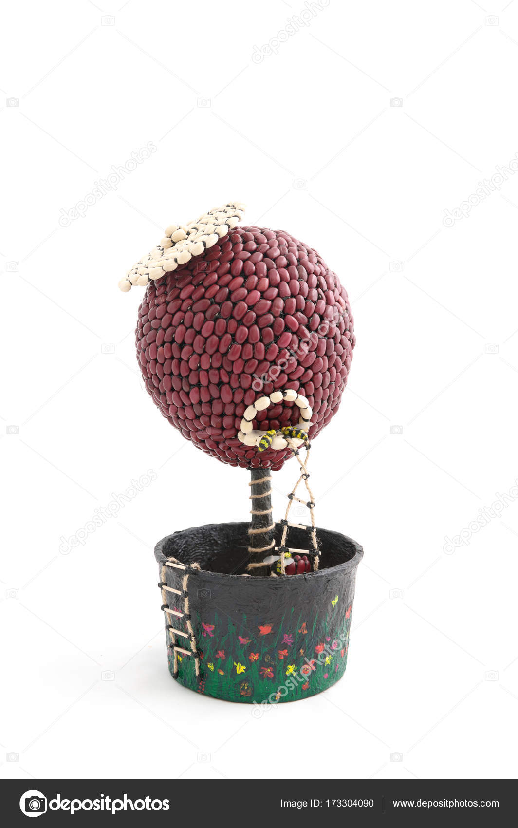 How to make a topiary yourself from coffee beans How to make a topiary yourself from coffee beans