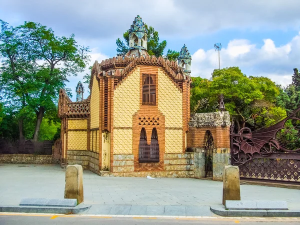 Hdr Finca Güell Park — Stockfoto