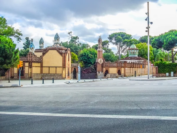 HDR Finca Guell Park — Fotografia de Stock