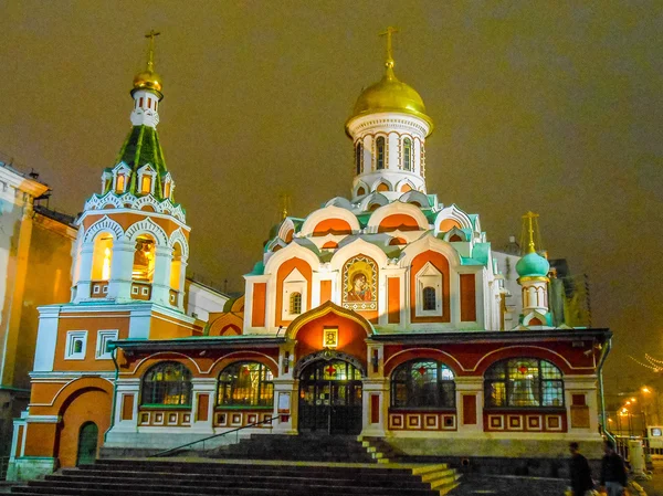 Hdr 喀山教堂莫斯科 — 图库照片