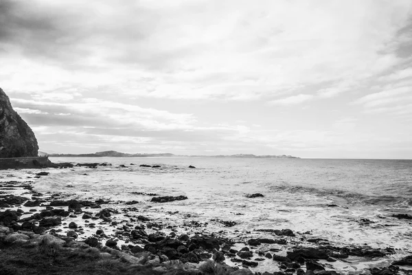 Výhled na moře HDR v Kaikoura — Stock fotografie