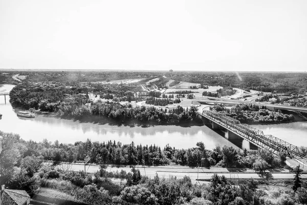 Hdr Norden saskatchewan Fluss in edmonton — Stockfoto