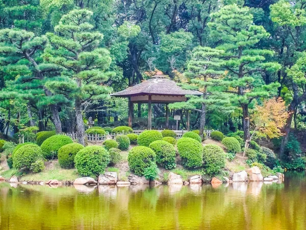 Hdr 广岛微缩景观园花园 — 图库照片