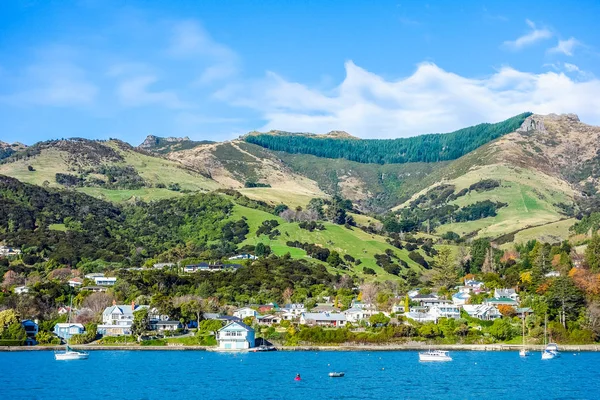 HDR Bay harbour σε Akaroa — Φωτογραφία Αρχείου