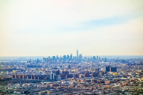 HDR Vista aérea de NY — Fotografia de Stock