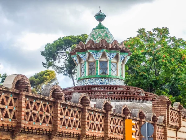 HDR Finca Guell Park — Fotografia de Stock