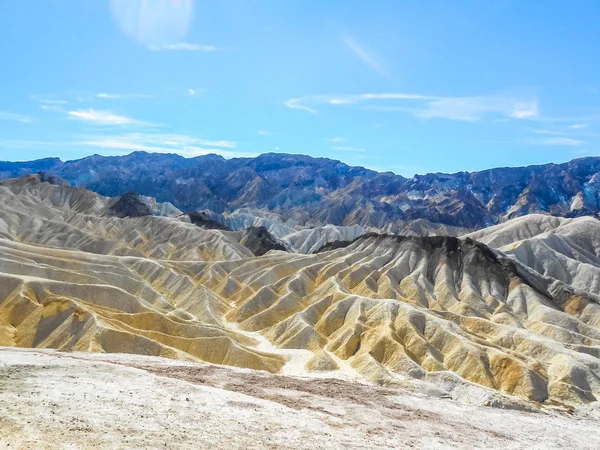 HDR Zabriskie Point w dolinie śmierci — Zdjęcie stockowe