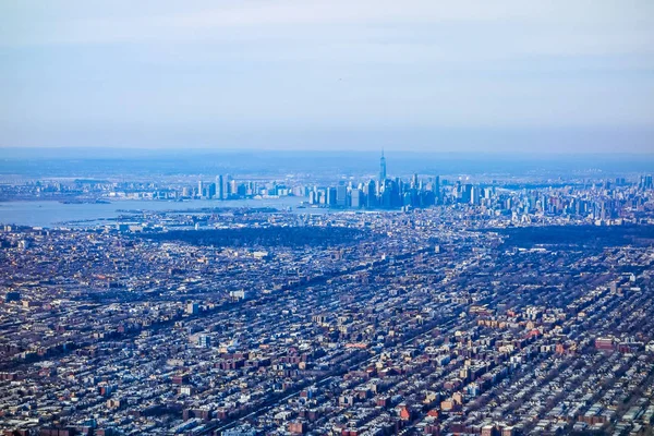 HDR Vista aerea di NY — Foto Stock