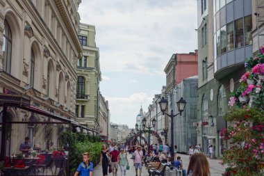 Moskova şehrinin manzarası