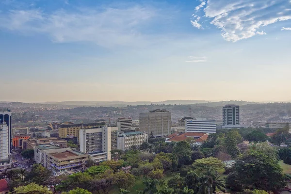 Vy av staden av Kampala — Stockfoto