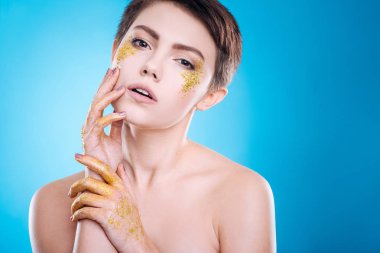 Professioanl çekici model poz 