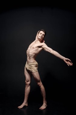 Yetenekli dansçı germe 