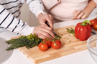 Üst düzey iki sağlıklı yemek hazırlama 