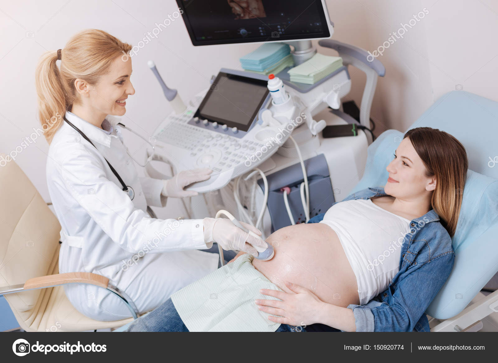 Pregnant Belly Ultrasound