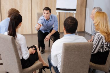 Güzel hoş adam kadın işaret