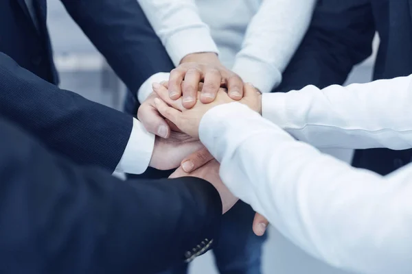 Close up of hands that being together