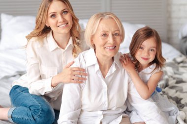 Sana bakmak pozitif mutlu aile