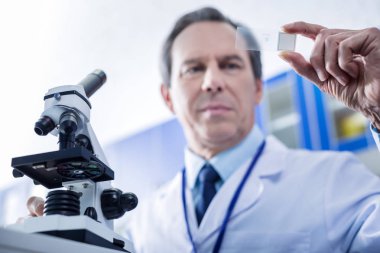 Seçici odak mikroskop ekipman