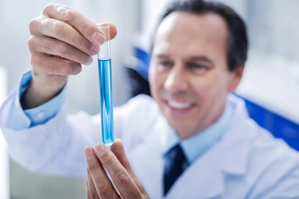 Selective focus of a test tube — Stock Photo, Image