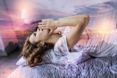 Endişeli esmer Tanrı için destek istiyoruz