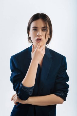 Güzel dalgın kadın oluşturma başyapıt