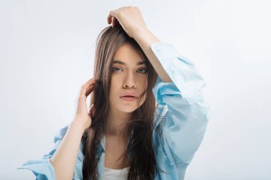 Musing yorgun kadın dinlenmesi gerekiyor
