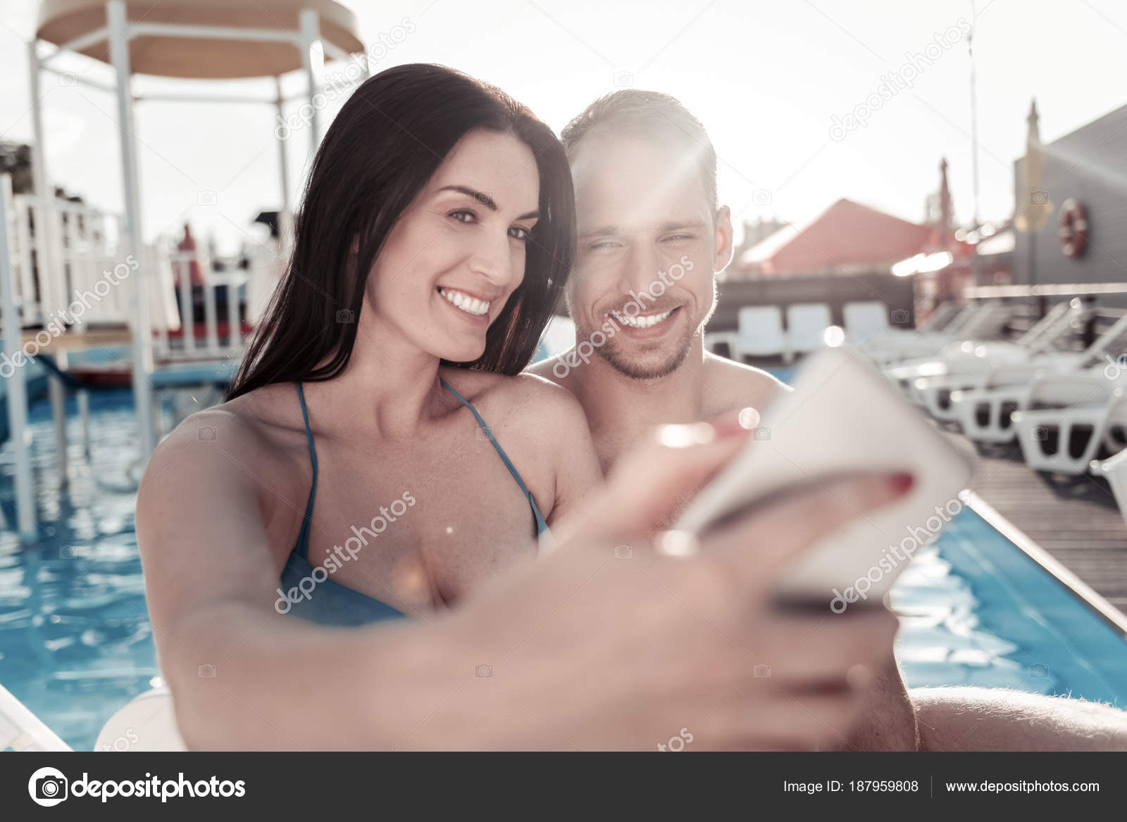 Man And Woman In Swimming Pool Photo Background And Picture For Free  Download - Pngtree