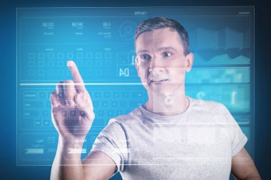 Duygusal programcı onun yeni ekipman ile çalışırken etkilendim arıyorsunuz