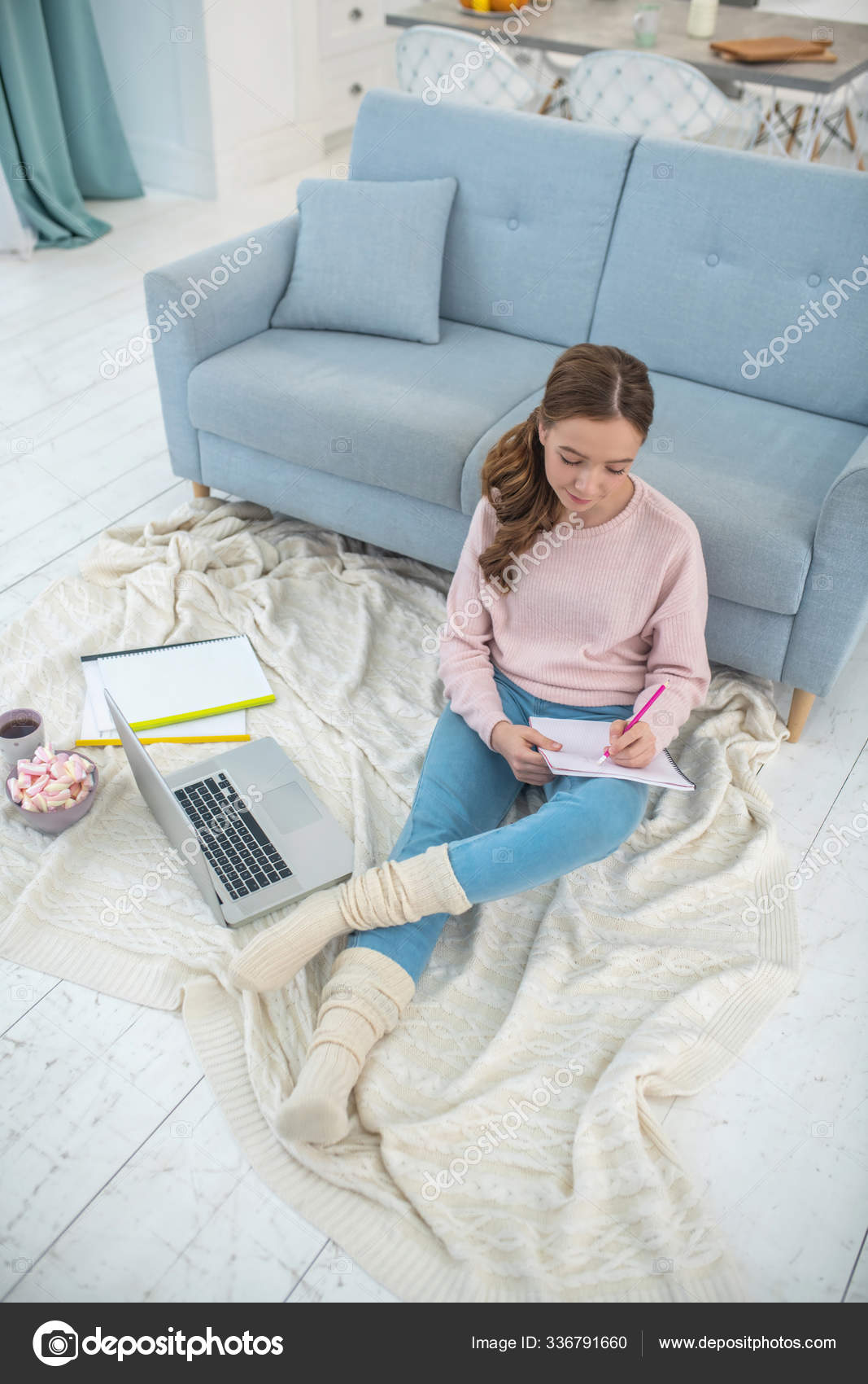 Girl Passionate About Drawing Sitting On The Floor Stock Photo Image By C Dmyrto Z Girl Passionate About Drawing Sitting On The Floor Stock Photo Image By C Dmyrto Z